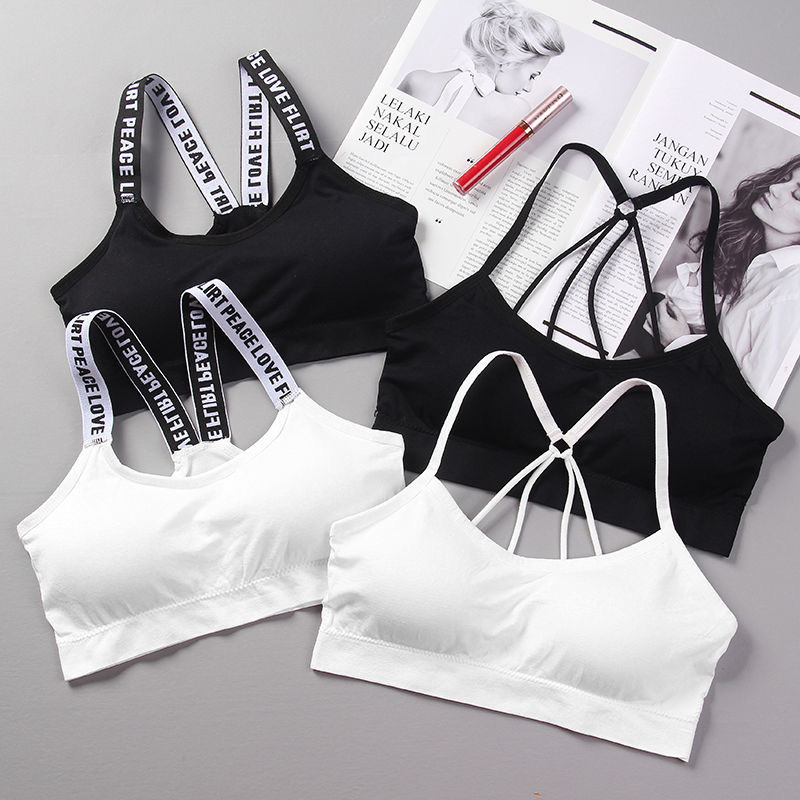 T Shirt Bra Seamless - เสื้อชั้นในกีฬาผู้หญิงแบบไร้ตะเข็บ ระบายอากาศได้ดี กระชับทรง สำหรับออกกำลังกาย ฟิตเนส โยคะ