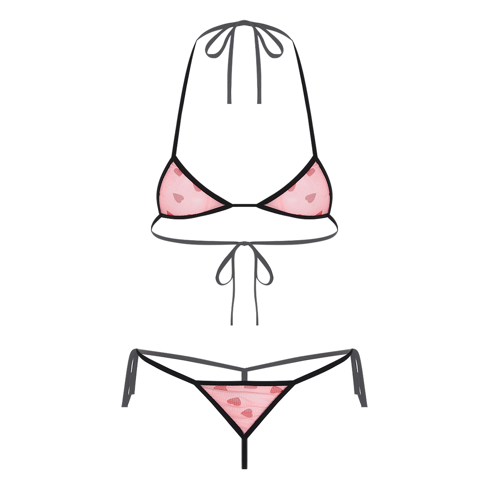 ชุดชั้นในบิกินี่ไมโครมินิสำหรั - Sheer Bra Lace บทวิจารณ์และราคา