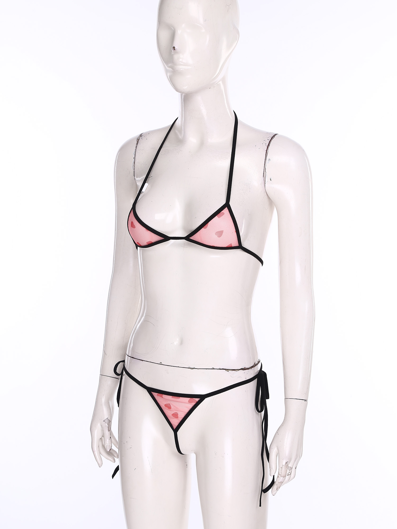 ชุดชั้นในบิกินี่ไมโครมินิสำหรั - Sheer Bra Lace บทวิจารณ์และราคา