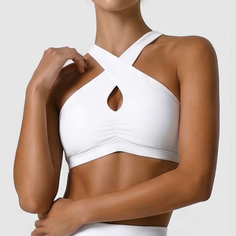 ชุดชั้นในกีฬาผู้หญิงแบบนุ่ม สี - Sports Bra Racerback บทวิจารณ์และราคา