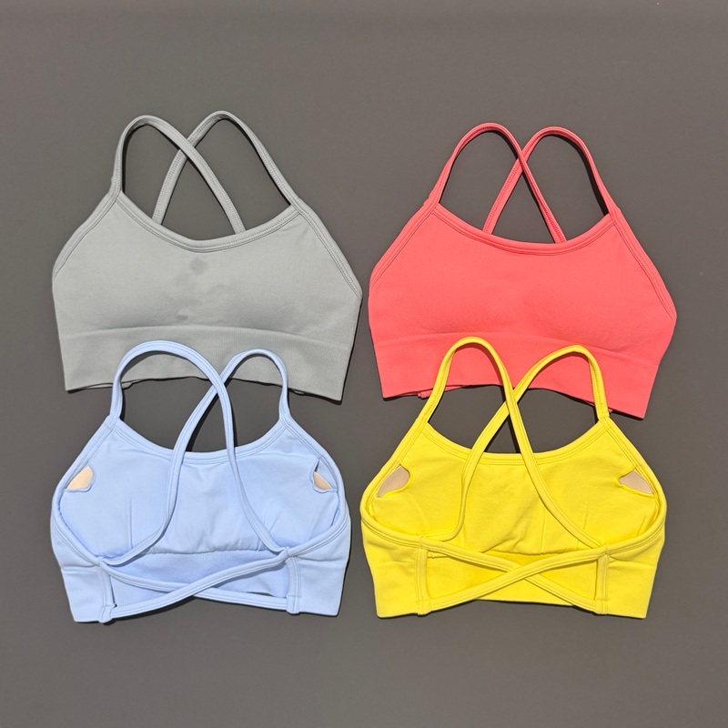 เสื้อชั้นในกีฬาแบบไร้สายสำหรับ - Sports Bra Racerback บทวิจารณ์และราคา