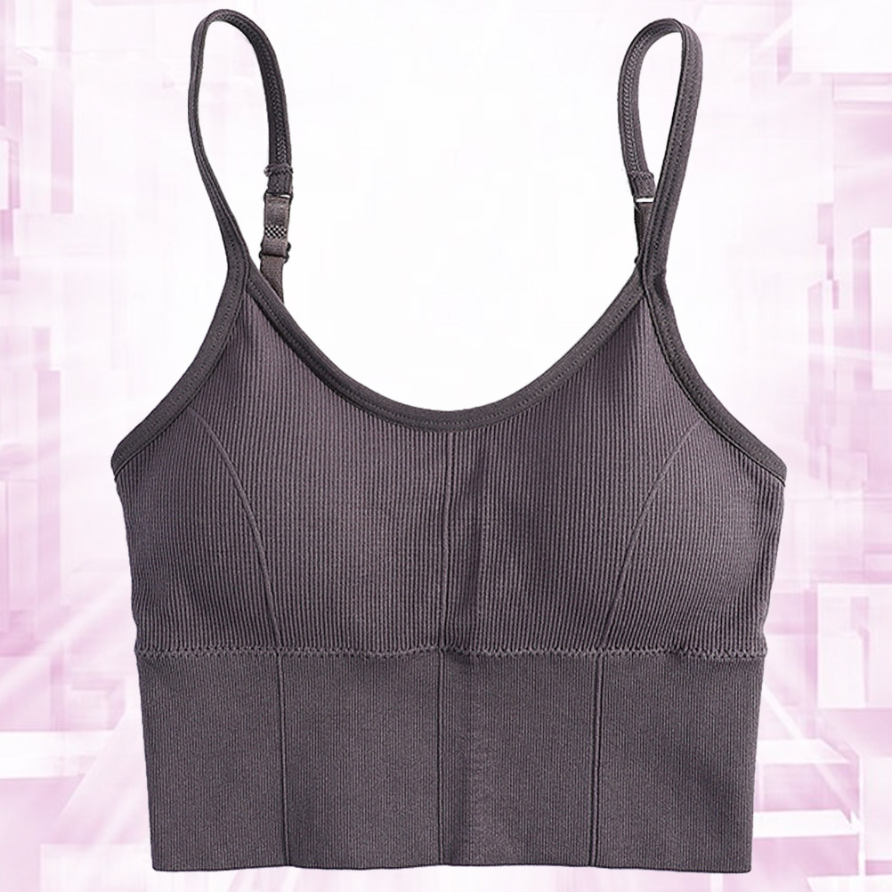 1 ชิ้น บราโยคะไร้สาย ยืดหยุ่น  - Sports Bra Racerback บทวิจารณ์และราคา