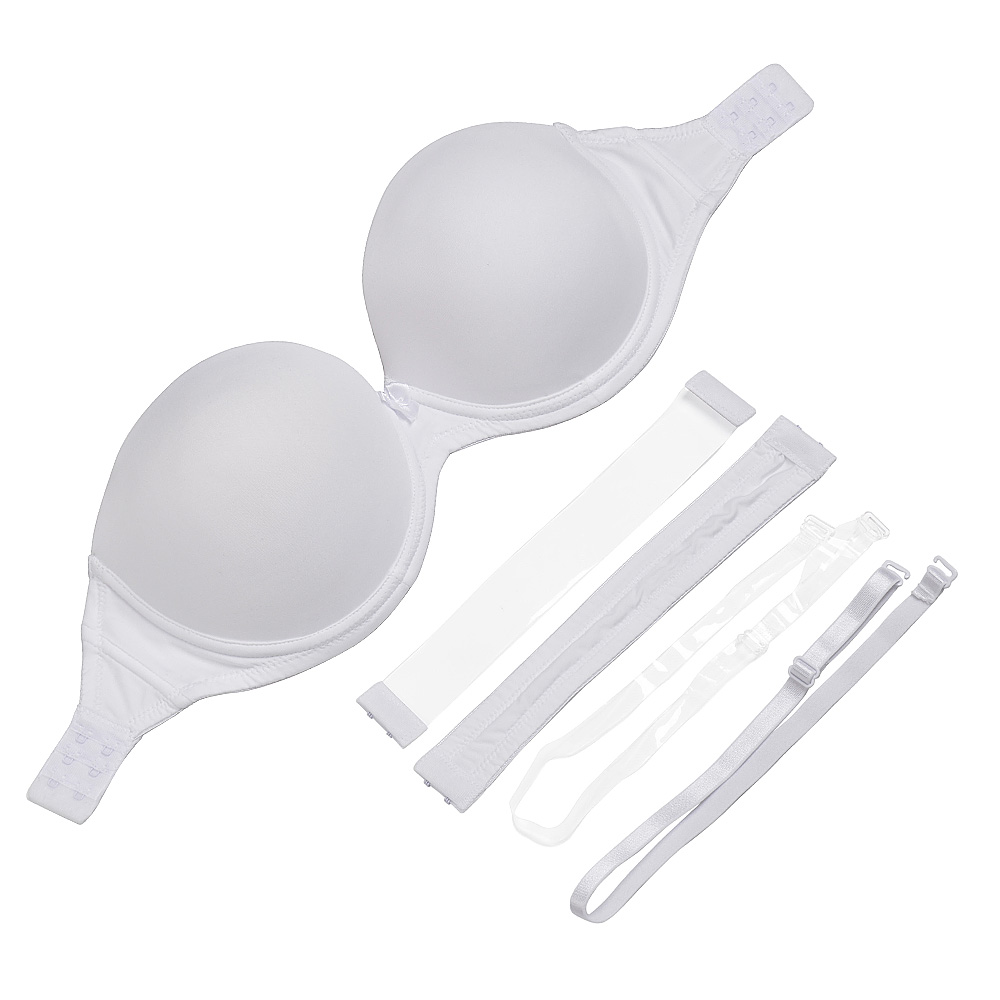 Nude สีดําสีขาวที่มองไม่เห็น C - Convertible Bra Multiway บทวิจารณ์และราคา